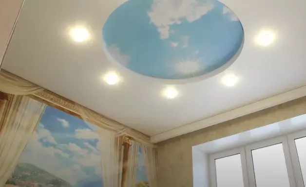 Натяжной потолок с фотопечатью — Ессентуки, Кисловодская улица, 24в, фото 2